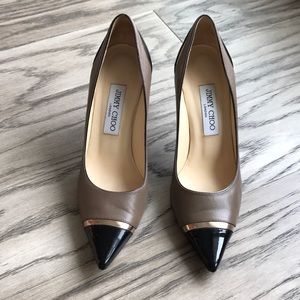 Jimmy Choo tricolour pumps size 38, US 7.5